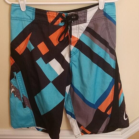 O'Neill Multicolor Geometric Board Shorts size 29 - Picture 1 of 11